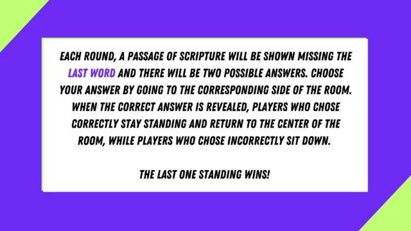 Last Word Bible Trivia